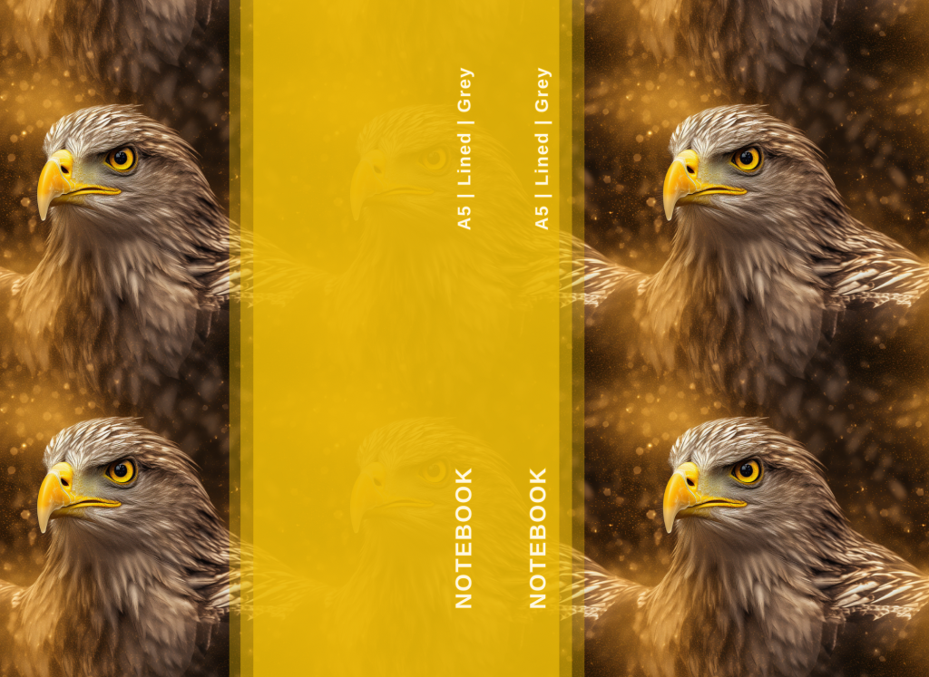 Notebooks - White Tailed Eagle Cover on A5 Notebook.